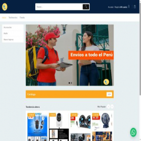 Скриншот главной страницы сайта perushop.info