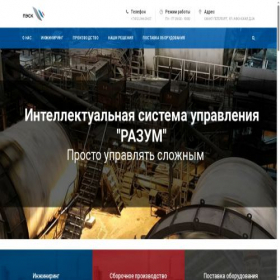 Скриншот главной страницы сайта pesk.spb.ru