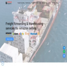 Скриншот главной страницы сайта petani-logistics.com