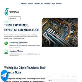 Скриншот главной страницы сайта petronnas.net