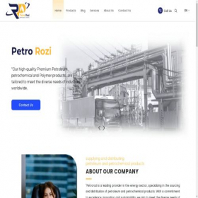 Скриншот главной страницы сайта petrorozi.com