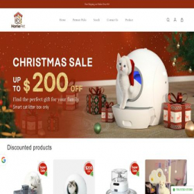 Скриншот главной страницы сайта pets-supplies.shop