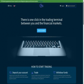 Скриншот главной страницы сайта pfxglobal.com
