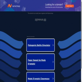 Скриншот главной страницы сайта pgnexus.gg