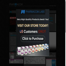 Скриншот главной страницы сайта pharmacomlabs.com