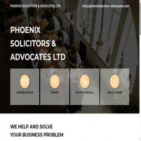 Скриншот главной страницы сайта phoenixsolicitors-advocates.com