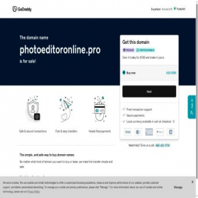 Скриншот главной страницы сайта photoeditoronline.pro