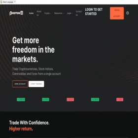 Скриншот главной страницы сайта photon-fx.com