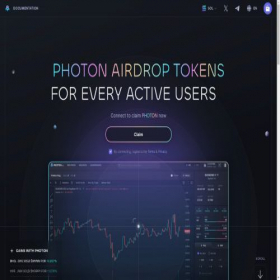 Скриншот главной страницы сайта photondao.club