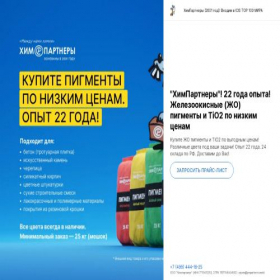Скриншот главной страницы сайта pigment.propartners.ru