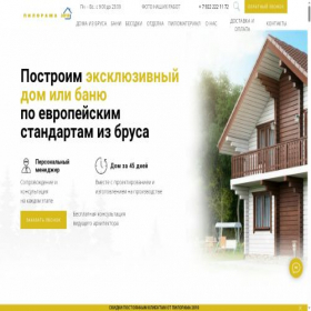 Скриншот главной страницы сайта pilorama2018.ru