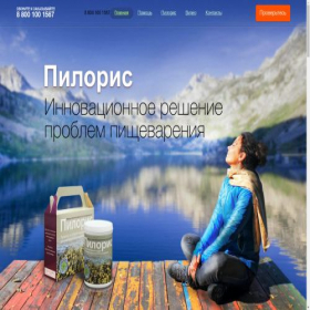 Скриншот главной страницы сайта piloris.ru