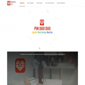 Скриншот главной страницы сайта pinduoduo.com