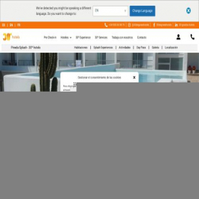 Скриншот главной страницы сайта pinedasplashhotel.com
