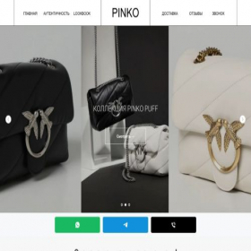 Скриншот главной страницы сайта pinko.su