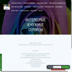 Скриншот главной страницы сайта pinpay.su