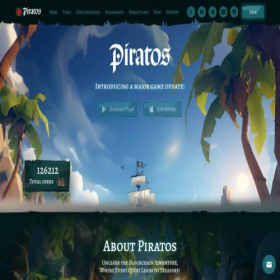 Скриншот главной страницы сайта piratos.gg