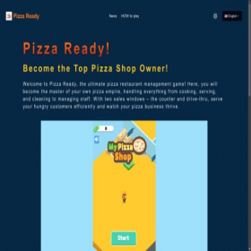 Скриншот главной страницы сайта pizzaready.online