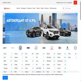 Скриншот главной страницы сайта placeusedcars.ru