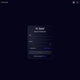 Скриншот главной страницы сайта platform.finelliablimited.com