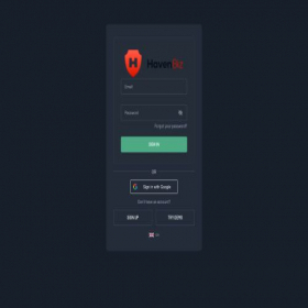 Скриншот главной страницы сайта platform.havenbiz.com
