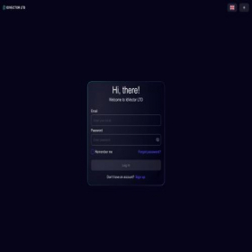 Скриншот главной страницы сайта platform.idvectorltd.com