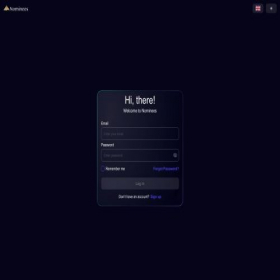 Скриншот главной страницы сайта platform.nominees-inv.com