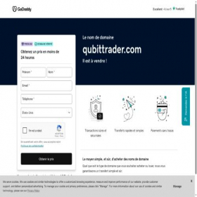 Скриншот главной страницы сайта platform.qubittrader.com