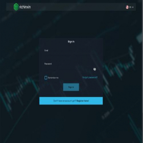 Скриншот главной страницы сайта platform.richinxin.com