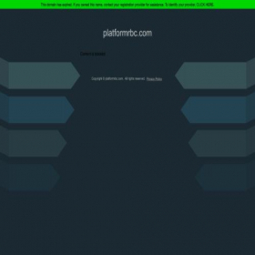 Скриншот главной страницы сайта platformrbc.com