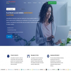 Скриншот главной страницы сайта platinum-invest.ltd