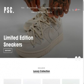 Скриншот главной страницы сайта platinumshoecare.com