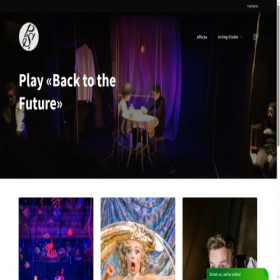 Скриншот главной страницы сайта playbill-theatres.com