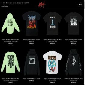 Скриншот главной страницы сайта playboicarti.shop