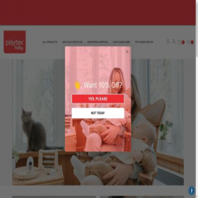 Скриншот главной страницы сайта playtexbaby.com