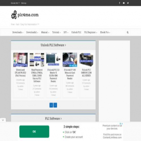 Скриншот главной страницы сайта plc4me.com