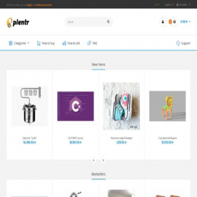 Скриншот главной страницы сайта plentr.com