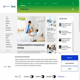 Скриншот главной страницы сайта plivamed.net