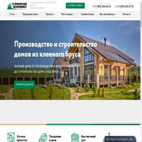 Скриншот главной страницы сайта plkdom.ru