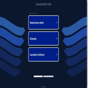 Скриншот главной страницы сайта plusperfect.site