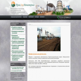 Скриншот главной страницы сайта pmonitoring.ru