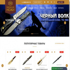 Скриншот главной страницы сайта pnclinok.ru
