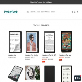 Скриншот главной страницы сайта pocketbookstore.com