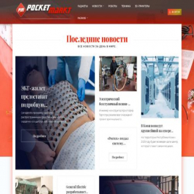 Скриншот главной страницы сайта pocketmarkt.ru