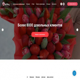Скриншот главной страницы сайта podariburg.ru