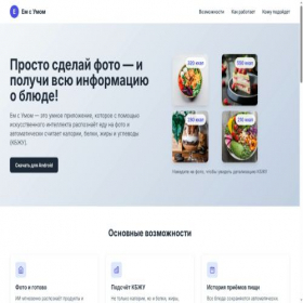 Скриншот главной страницы сайта podshetkallori.ru