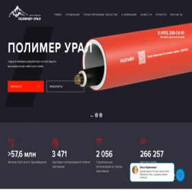 Скриншот главной страницы сайта polimerural.ru