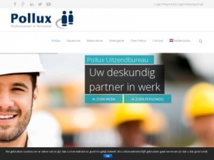 Скриншот главной страницы сайта pollux-international.eu