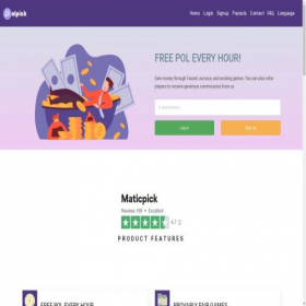 Скриншот главной страницы сайта polpick.io