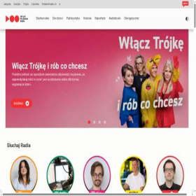 Скриншот главной страницы сайта polskieradio.pl